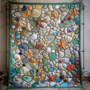 Acoustic Canvas Quilted Blanket