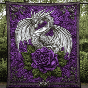 Mystic Moonlight Quilted Blanket