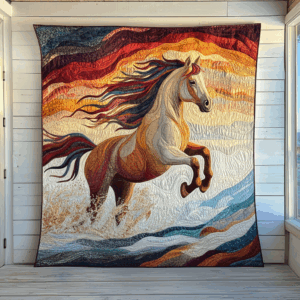 Horse VA100604 Quilted Blanket