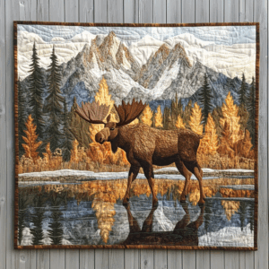 Moose VA1106104 Quilted Blanket