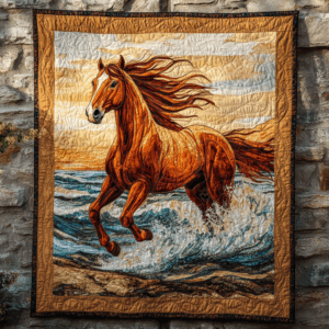 Horse VA100605 Quilted Blanket