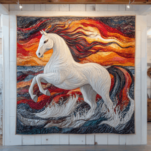 Horse VA100603 Quilted Blanket