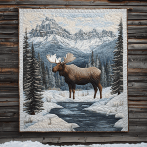 Moose VA1106127 Quilted Blanket