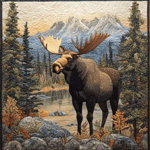 Moose VA1106112 Quilted Blanket