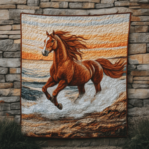 Horse VA100606 Quilted Blanket