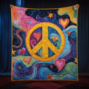 Hippie VA110604 Quilted Blanket