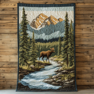 Moose VA1106119 Quilted Blanket