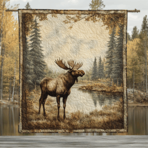 Moose VA1106116 Quilted Blanket