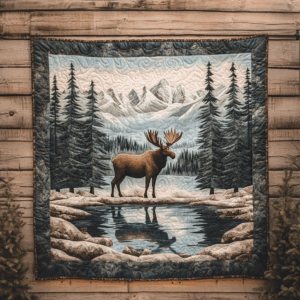 Moose VA1106100 Quilted Blanket