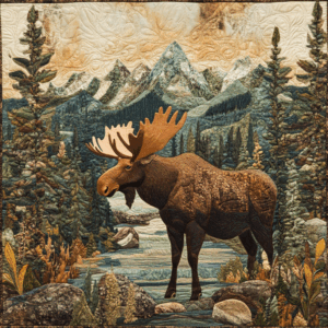 Moose VA1106110 Quilted Blanket