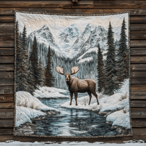 Moose VA1106128 Quilted Blanket