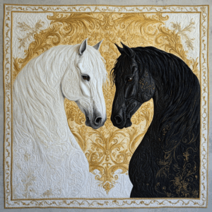 Horse VA100613 Quilted Blanket