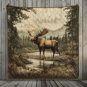 Moose VA1106115 Quilted Blanket