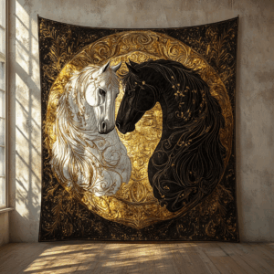 Horse VA100612 Quilted Blanket