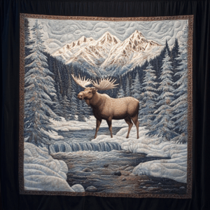 Moose VA1106124 Quilted Blanket