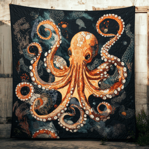 Octopus VA110607 Quilted Blanket