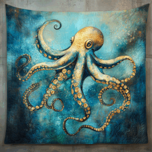 Octopus VA110611 Quilted Blanket