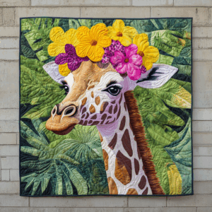 Giraffe VA120646 Quilted Blanket