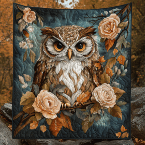 Owl VA110625 Quilted Blanket