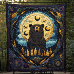 Sunset Strider Quilted Blanket