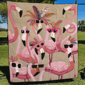 Tropical Bliss Quilted Blanket